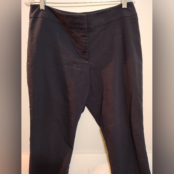 Ann Taylor PETITE Navy Blue Curvy Trousers Mid Rise 12P - Picture 4 of 6